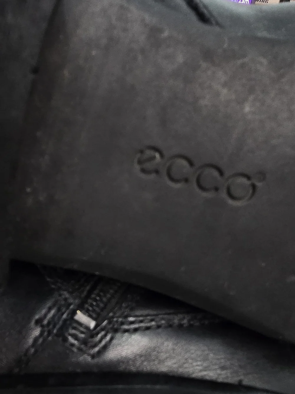 ECCO Hobart Women’s EU 41 US 10-10.5 Black Leather Knee High Riding Boots Triple
